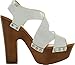 Breckelles Renee-23 Chunky High Heel Platform Sandals