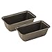 Range Kleen B10ML Gray Non-Stick Mini Loaf Pan, Set of 2, 6â€ L X 3.25â€ W X 1.98â€ H