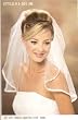 1 Layer Shoulder Length Veil w/ Ribbon Edge