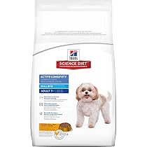 Hill's Science Diet Adult 7+ Active Longevity Small Bites Chicken Meal Rice & Barley Recipe Dry Dog Food, 33 lb bag
