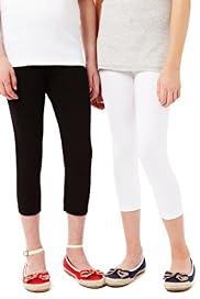 2 Pack Cotton Rich Leggings with Stay New™