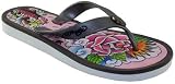 Ed Hardy Flip Flops Flop Womens Thong Sandals.