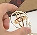Time Turner Necklace Hermione Granger Rotating Spins Gold Hourglass