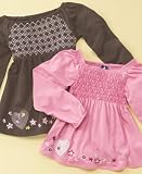 Disney Brand Little Girl Embroidered Smock Top