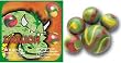 Mega Marbles - DRAGON MARBLES NET (1 Shooter Marble, 24 Player Marbles & 2 Display Rings)