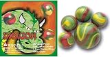 Mega Marbles - DRAGON MARBLES NET (1 Shooter Marble, 24 Player Marbles & 2 Display Rings)