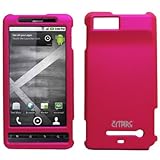 EMPIRE Hot Pink Rubberized Hard Case Cover for Verizon Motorola Droid X2