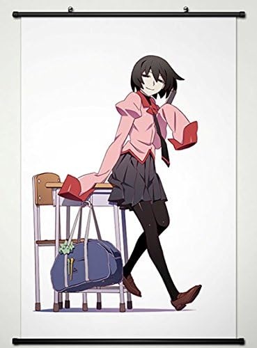 Wall Scroll Poster Fabric Painting For Anime Owarimonogatari Oshino Ougi 003 S