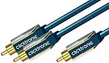 Clicktronic Advanced Subwoofer Kabel (Cinch-Stecker/2x Cinch-Stecker) 7,5 m