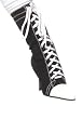 Women's 4.5 Inch Stiletto Heel Sneaker Ankle Boots With Contrasting Pointy Toe