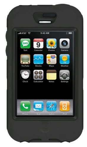 OtterBox Defender Case - Case for cellular phone - silicone - polycarbonate - black - Apple iPhone 1G (Not compatible with iPhone 3G iPhone 3G S)