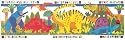 Art4Kids Dinosaur Parade Mounted Art Print -38"x12"