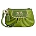 Coach Amanda Satin Wristlet Bag 42031 Grass Green
