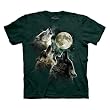 The Mountain Three Wolf Moon Short Sleeve Tee