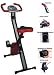 Folding Magnetic Exercise X BIKE Cardio Fitness WORKOUT in RED by gym Master