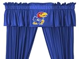 Kansas Jayhawks KU Window Treatments Valance and Drapes
