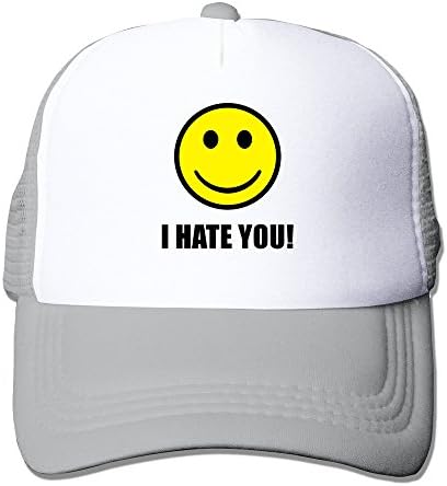 Unisex Caps Ash I Hate You Smiley Trucker Hat New Kangol Hats