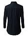 RubyK Womens Boyfriend Button Down Denim Shirt with Pockets