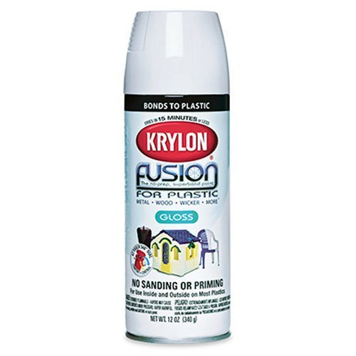 Krylon K02320001 Fusion For Plastic Spray Paint, Gloss White, 12 Ounce New eBay
