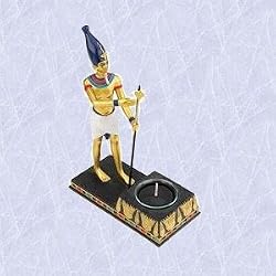Egyptian king Ramese II statue Candle holder sculpture