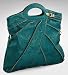 Teal Blue ''Raw Edges Clutch'' Melie Bianco Handbag Image