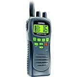 Atlantis Hand-Held VHF 2-Way Marine Radio - Black Backlit LCD Display And Keypad 