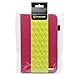 Evecase SlimBook Leather HandStrap Folio Stand Case Cover for Hisense Sero 7 LT (Lite) - 7' Android Tablet - Hot Pink
