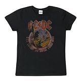 Buy AC DC - LET There Be Rock Ladies T-Shirt by Junk Food by Red Rocket