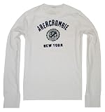 Abercrombie & Fitch Mens Logo Applique Long Sleeve T-Shirt