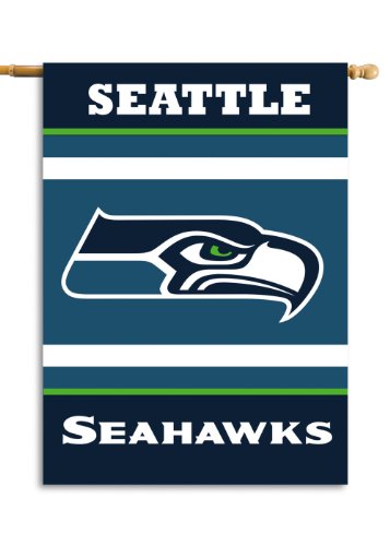 NFL Seattle Seahawks 2-Sided 28-by-40-Inch House Banner