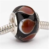 Murano Style Glass Lampwork Bead Fits Pandora Black With Red Drop 14mm 41Up7RAm64L. SL160 Murano Style Glass Lampwork Bead Fits Pandora Black With Red Drop 14mm