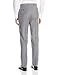 Calvin Klein Men's Marbry Extreme Slim Light Grey Two-Button Suit with Flat Front Pant