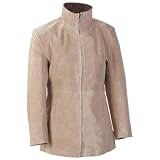 Ladies Suede Leather Jacket-L