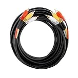 25 FT 3-RCA Stereo Audio Video A/V AV Cable Patch 25ft