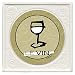 Le Vin Drink Coasters (c)Ronald Miller Winn Devon Art Group Ltd. - Style APRR1