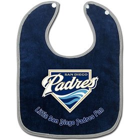 San Diego Padres Two-Toned Snap Baby Bib