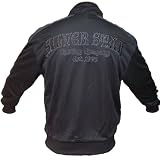 Silver Star RINGSTAR Mens Premium MMA Zip Up Track Jacket In Black