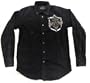 Ordained Button Down Guys Shirt in Black by Affliction Clothing