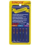 Singer Regular Point Machine Needles-Sz 11, 14, 16