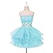 Fashion Plaza Crystal Sequined Mini Short Dress D0130