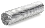 Wpro - CHT151 - Gaine de Hotte Aluminium - Diam&egrave;tre: 100 mm
