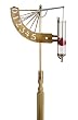 Conant Custom VRG7 Brass Jeffersonian Float-and-Lever Rain Gauge