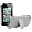 Scosche IP4KGV Gray on Gray Hybrid Case with Kickstand for the New iPhone 4S and iPhone 4 (Verizon and AT&T)