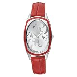 ELLETIME Women's EL20005S03C Steel Red Resin Red Strap Watch