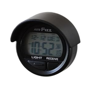 タナックス(TANAX) MOTOFIZZ 電波クロック /ブラック MF-4672