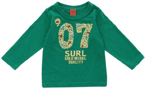 (surl) アリさんプリントのロングTシャツ 80cm グリーン 211611
