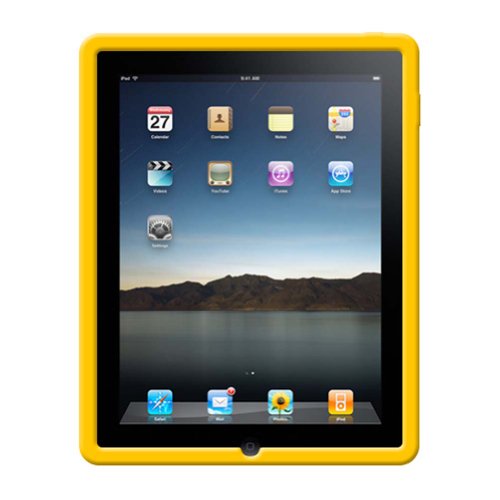 (Yellow) MiniSuit Apple iPad skin case for Apple iPad 3G tablet / Wifi model 16GB, 32GB, 64GB with screen protector and MiniSuit Cleaner