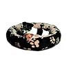 Trixie 37682 Sammy Kuschelbett, � 70 cm, schwarz/beige