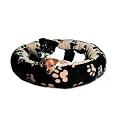 Trixie 37682 Sammy Kuschelbett, � 70 cm, schwarz/beige