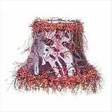 Velvet Candelabra Shade with Eyelash & Beads
